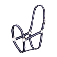 Licol Shires Wessex Marine / argent Bleu Licol Shires Wessex Marine / argent Bleu