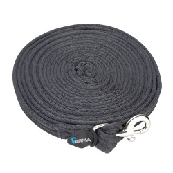 Longe de travail en sangle matelassée Shires Gris