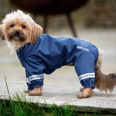 Manteau pour chien Cover-All Shires Digby & Fox Marine Bleu marine