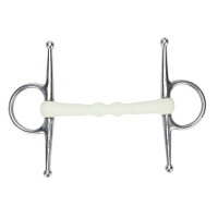 Mors à aiguilles canon courbe EquiKind Softie Shires Acier Argent