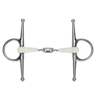 Mors à aiguilles double brisure EquiKind Softie Shires Acier Argent