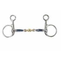 Mors à pendants Sweet Iron bleu à pastille Shires
