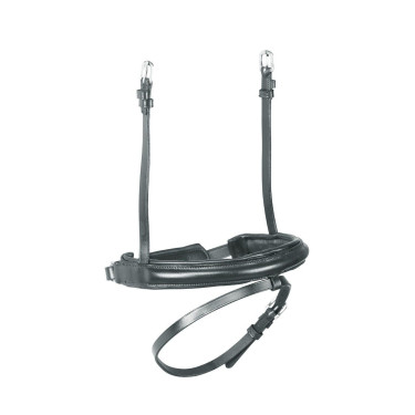 Muserolle française de dressage Shires Velociti Rapida Noir