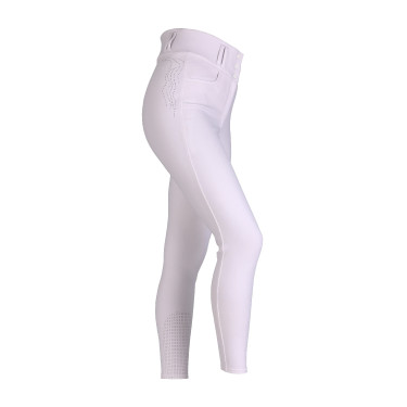 Pantalon d'équitation Optima Luxe Shires Aubrion Blanc