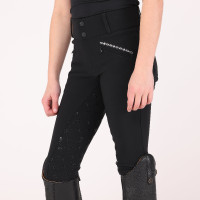 Pantalon d'équitation Optima LX jeune cavalier Shires Aubrion Noir