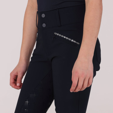 Pantalon d'équitation Optima LX jeune cavalier Shires Aubrion Noir Pantalon d'équitation Optima LX jeune cavalier Shires Aubrion Noir