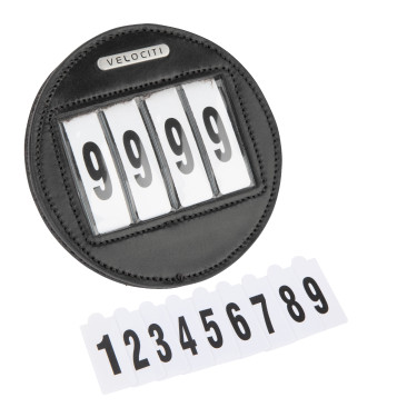 Porte-numéro rond x4 Shires Velociti Noir