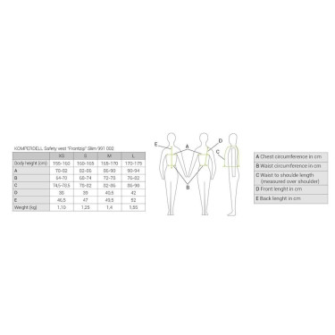 Gilet de protection Komperdell Frontzip Slim Gilet de protection Komperdell Frontzip Slim