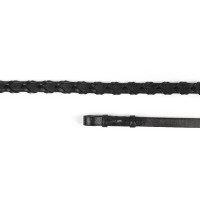 Rênes à laçage cuir Shires Velociti Gara Noir