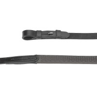 Rênes caoutchouc souple 54" Shires Velociti Gara Noir
