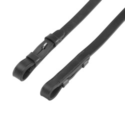 Rênes caoutchouc souple 54" Shires Velociti Gara Noir