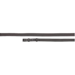 Rênes caoutchouc souple 61" Shires Velociti Gara Noir