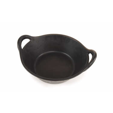 Seau d'alimentation en caoutchouc Shires Ezi-Kit Noir