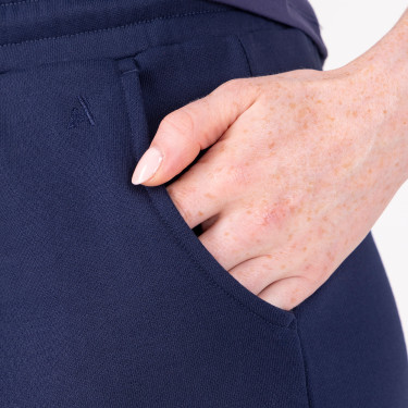 Short molleton React Shires Aubrion Minuit Bleu