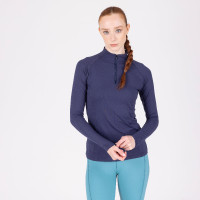 Sous-couche manches longues React Shires Aubrion Minuit Bleu