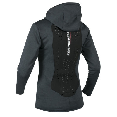 Sweat dorsale Komperdell Noir / gris