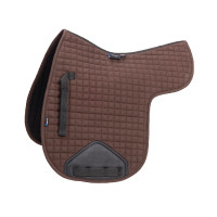 Tapis de selle coton Deluxe Shires Arma Numnah Marron Tapis de selle coton Deluxe Shires Arma Numnah Marron