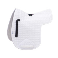 Tapis de selle coton Deluxe Shires Arma Numnah Blanc Tapis de selle coton Deluxe Shires Arma Numnah Blanc