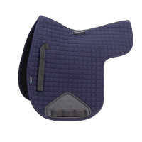 Tapis de selle coton Deluxe Shires Arma Numnah Marine Bleu marine Tapis de selle coton Deluxe Shires Arma Numnah Marine Bleu marine
