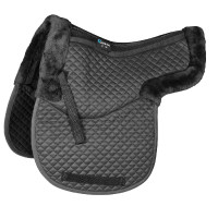 Tapis de selle semi-doublé Shires Arma Numnah Noir Tapis de selle semi-doublé Shires Arma Numnah Noir