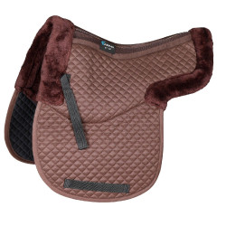 Tapis de selle semi-doublé Shires Arma Numnah Marron Tapis de selle semi-doublé Shires Arma Numnah Marron