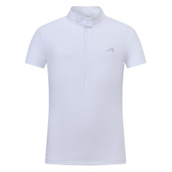 Polo de compétition manches courtes Euro-Star Isabeau enfant Blanc Polo de compétition manches courtes Euro-Star Isabeau enfant Blanc