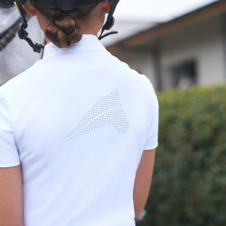Polo de compétition manches courtes Euro-Star Isabeau enfant Blanc Polo de compétition manches courtes Euro-Star Isabeau enfant Blanc