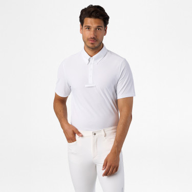 Polo de compétition manches courtes Euro-Star Marlon homme Blanc Polo de compétition manches courtes Euro-Star Marlon homme Blanc