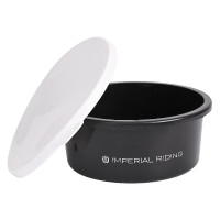 Seau mangeoire avec couverture 2L Imperial Riding Basic Noir Seau mangeoire avec couverture 2L Imperial Riding Basic Noir