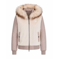 Bombers Pénélope Lyon réversible femme Écru Blanc
