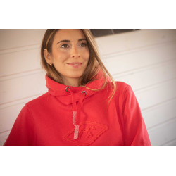 Sweat Pénélope Louison femme Rouge fluo Sweat Pénélope Louison femme Rouge fluo