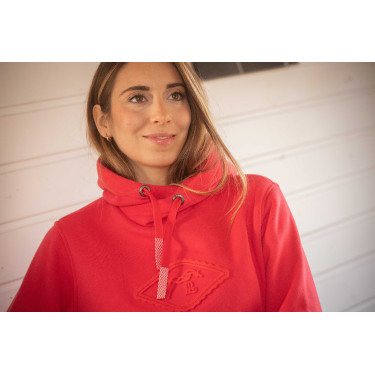 Sweat Pénélope Louison femme Rouge fluo Sweat Pénélope Louison femme Rouge fluo