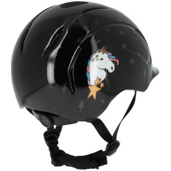 Casque Equithème EK Pady Licorne Noir