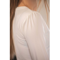 T-shirt Pénélope Techty Cha femme Écru Blanc T-shirt Pénélope Techty Cha femme Écru Blanc