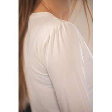 T-shirt Pénélope Techty Cha femme Écru Blanc T-shirt Pénélope Techty Cha femme Écru Blanc