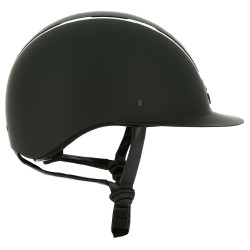 Casque Equi-Theme Glint Mat Noir / argent brillant Casque Equi-Theme Glint Mat Noir / argent brillant