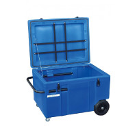 MALLE DE TRANSPORT ROULANTE Bleu
