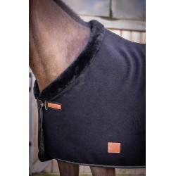 Couverture Polaire Diagonal Paddock Sports Noir Couverture Polaire Diagonal Paddock Sports Noir