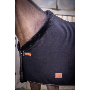 Couverture Polaire Diagonal Paddock Sports Noir Couverture Polaire Diagonal Paddock Sports Noir