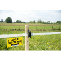 Plaque de signalisation clôture Beaumont Plaque de signalisation clôture Beaumont