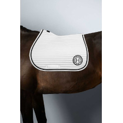 Tapis de selle Rider Harcour Karembar Blanc / noir