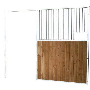 Façade standard de box barreaudée / bois La Gée Façade standard de box barreaudée / bois La Gée