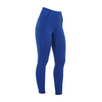Legging femme avec doublure en polaire Equestro Sodalite blue Bleu