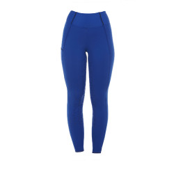 Legging femme avec doublure en polaire Equestro Sodalite blue Bleu