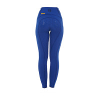 Legging femme avec doublure en polaire Equestro Sodalite blue Bleu