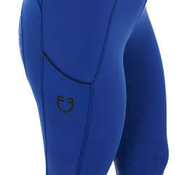 Legging femme avec doublure en polaire Equestro Sodalite blue Bleu