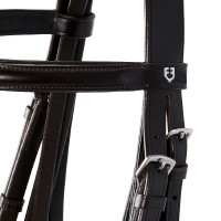 Bride de dressage en cuir Dressage Equestro Dark brown Bride de dressage en cuir Dressage Equestro Dark brown