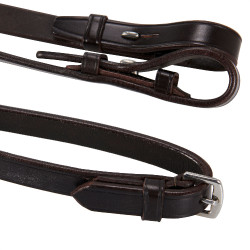 Bride de dressage en cuir Dressage Equestro Dark brown