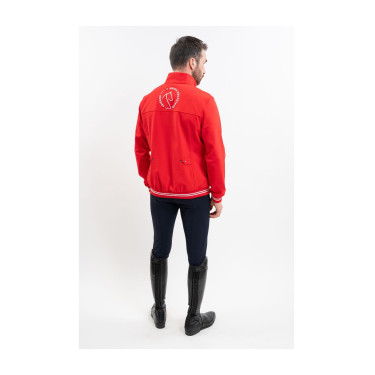 Veste Harcour Menthue Unisexe Swiss Equestrian Friends Rouge Veste Harcour Menthue Unisexe Swiss Equestrian Friends Rouge