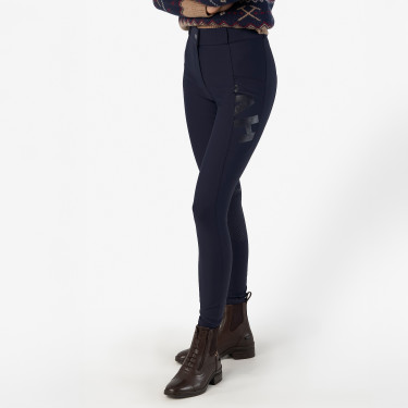 Pantalon d'équitation HV Polo Femmy FullGrip femme Marine Bleu marine